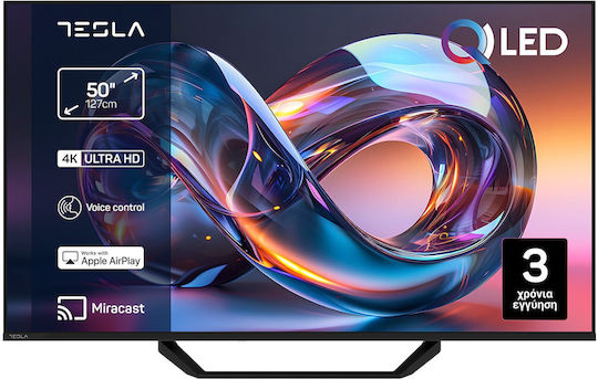 Tesla Smart Телевизор 50" 4K UHD QLED Q50E665BUV (2026)