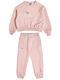 Kids Clothing Set with Pants 2 Pieces Pink Embroidery