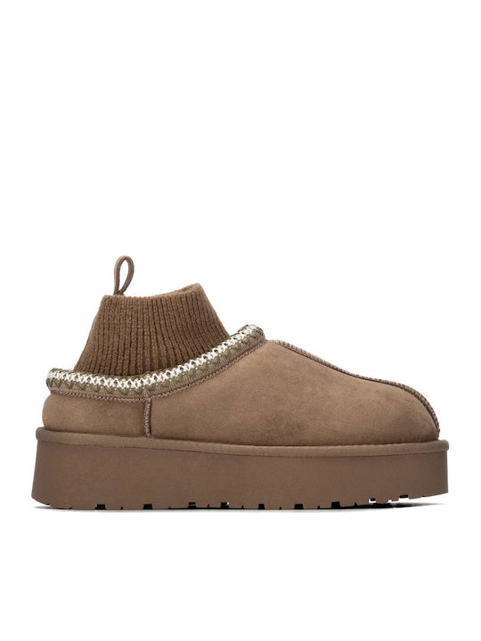 Xti Women's Beige Ankle Boots