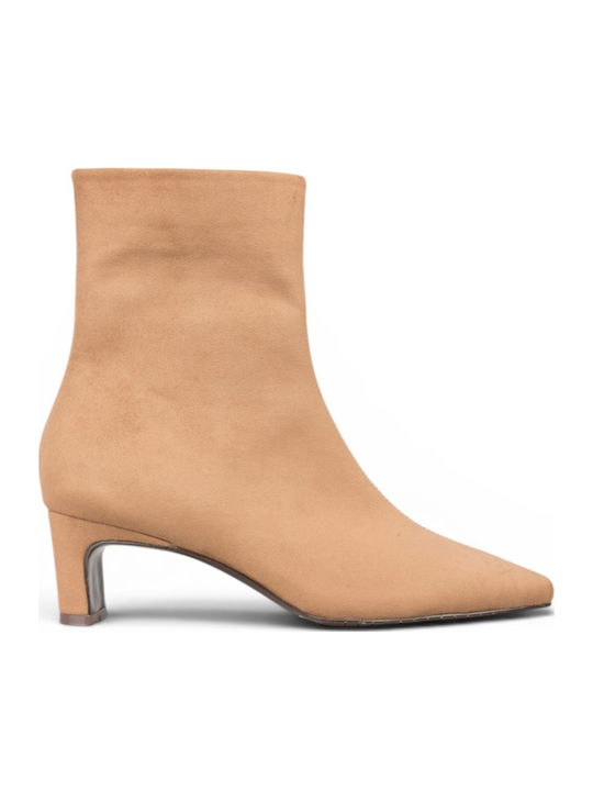 Damen Stiefeletten Khaki