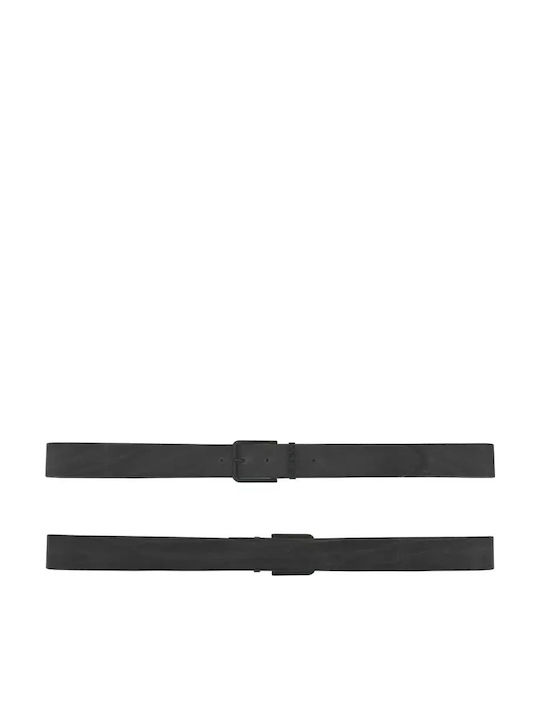 Herren Gürtel Leder Schwarz