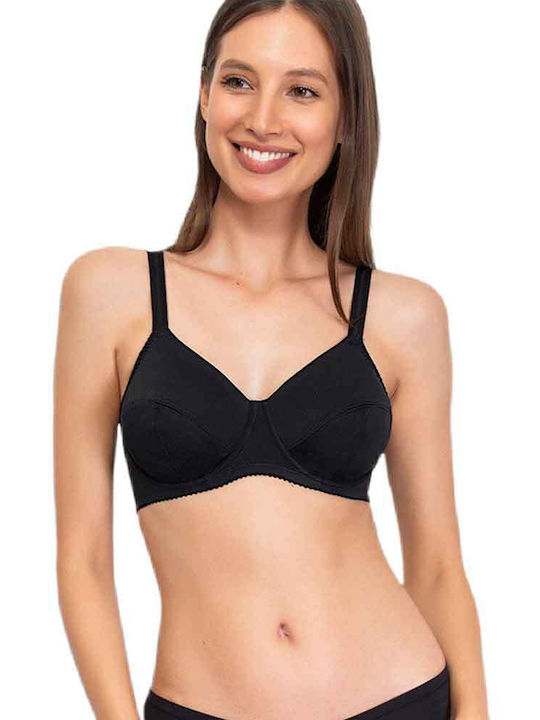 Black Bra without Padding with Underwire
