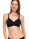 Black Bra without Padding with Underwire