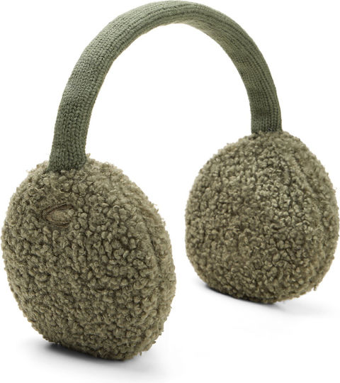 Damen Gehörschutz Strickmütze in Braun Farbe