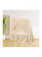 SpitiBazaar Fleece Blanket Double 215x230cm Beige