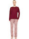 Pink Label Pink Label Sommer Damen Schlafanzug Hose Rosa