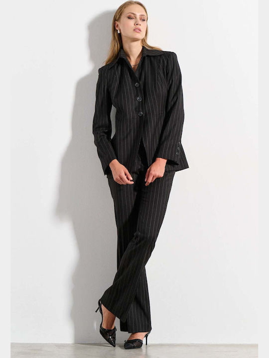 Bill Cost Women's Waisted Blazer Black