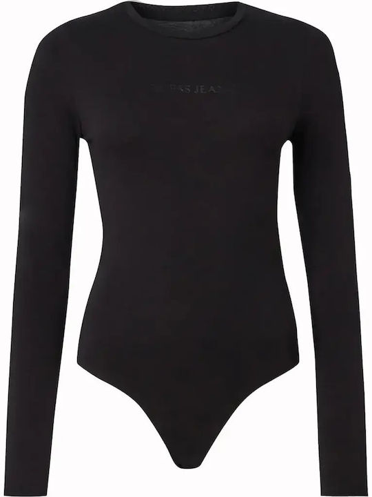 Guess Women's Bodysuit Embroidered Logo W4bp41j...