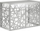vidaXL Abdeckung der Außeneinheit Klimaanlage Silber 100 X 50 X 70 Cm