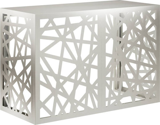 VidaXL Air Conditioner Cover Silver 90 x 40 x 60 cm Stainless Steel