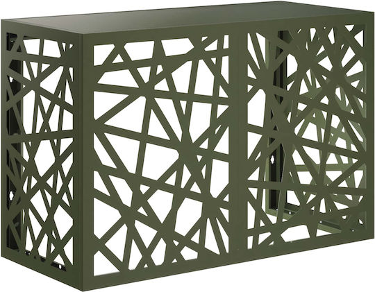 VidaXL Outdoor Unit Cover Olive 90 x 40 x 60 cm Steel