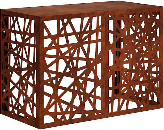 vidaXL Abdeckung der Außeneinheit Klimaanlage Rusty 100 X 50 X 70 Cm