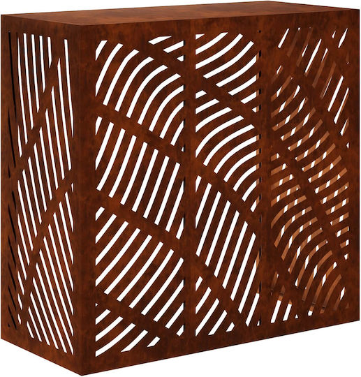Vidaxl Κάλυμμα Κλιματιστικού Σκ Rusty 110 X 50 X 105 Εκ