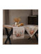 Teoran Checkered Tablecloth Set 2 Pieces Ottono Beige