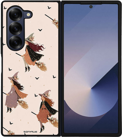 Sonique Cozy Season Series Samsung Galaxy Z Fold 6 Witches In Flight Mobile Phone Case