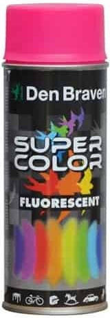 Pink Fluorescent Spray Paint 400 Ml Quick Drying Even Coverage