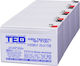 Battery Pack Compatible Apc Rbc25 48v 7.1ah 4x12v Ted Electric