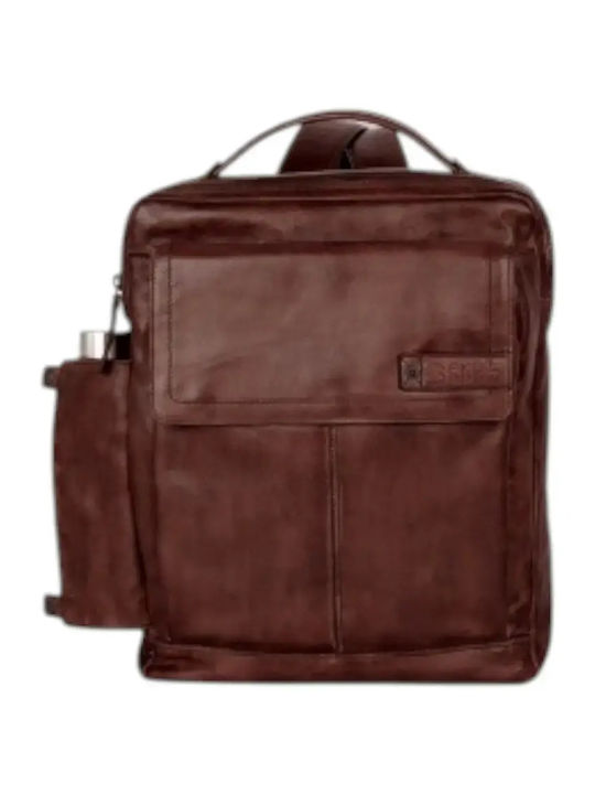 Spikes & Sparrow Laptoptasche für Laptop in Braun Farbe