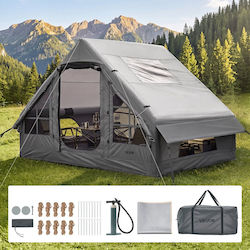 Vevor Camping Tent Inflatable Storage Grey with Double Cloth for 4 People Vevor Camping Tent Inflatable Storage Grey with Double Cloth for 4 People