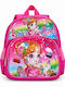 School Backpack For Elementary With Water Bottle Holder Fuchsia