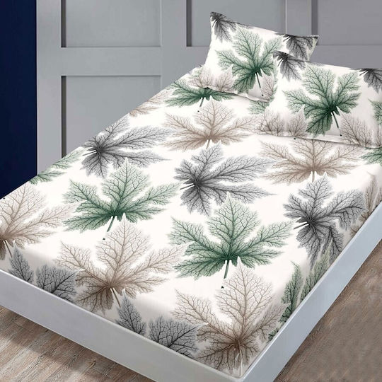 Pucioasa Set Huse Pentru Pilote 160x200cm Simplă Cu Față De Pernă Maro