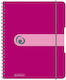 Herlitz Spiral Notebook A5 80 Sheets with White Pages Pink