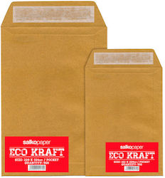 Salko Paper Set Kraftpapier Versandumschläge Katalog-Umschlag 250Stücke 16.2x22.9cm Beige Salko Paper Set Kraftpapier Versandumschläge Katalog-Umschlag 250Stücke 16.2x22.9cm Beige