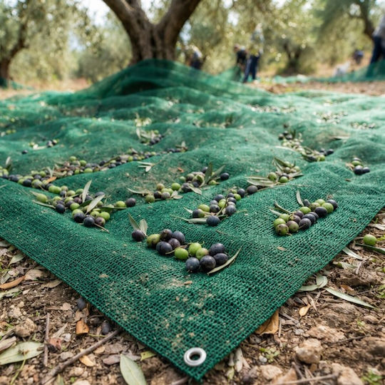 Kraft World Olive Sail from HDPE 6x12m Density 95gr/m²