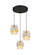 Globo Lighting Κρεμαστό Φωτιστικό Μαύρο