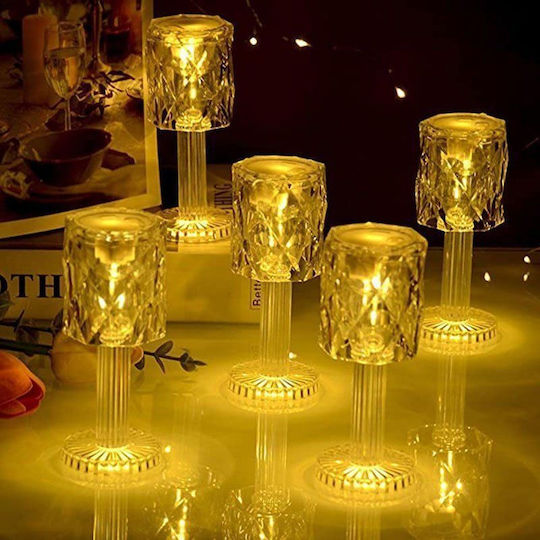Kristall Tischlampe LED