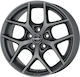 Borbet Y 7,5x17 5x112 Einpresstiefe 45 Grau Anthrazit