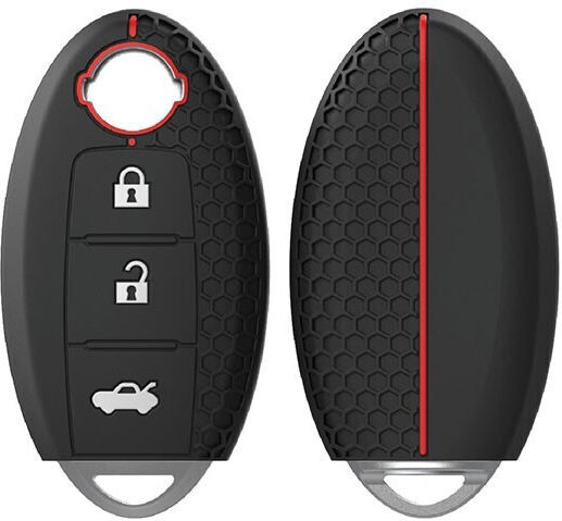 Husă din silicon în relief tip Nissan