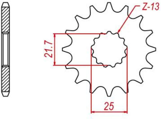 JT Sprockets Front Sprocket for Suzuki V-Strom 650