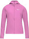 Fleece Cardigan Pentru Femei Roz