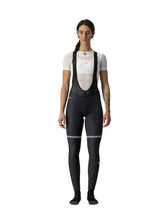 Castelli Pantaloni De Ciclism Pentru Femei Cu Bretele Negri