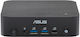 Asus ExpertCenter PN55-S70012NL Mini PC (Ryzen AI 400-Serie 445/32GB DDR4/1.0TB SSD/W11 Pro)