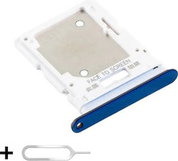 Suport Tăvi SIM Xiaomi Poco X4 Pro 5G Slot Card Microsd + Cheie SIM Inclusă Albastru