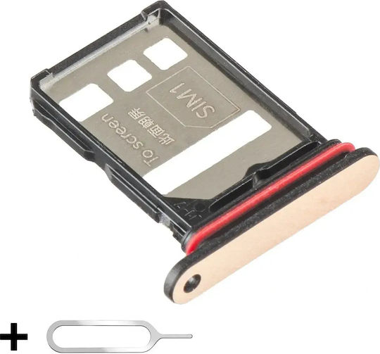 Suport Tăvi SIM Honor Magic8 Lite Cu Cheie SIM Inclus Auriu