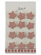 Set 12 Pinuri Martisor Inimă Stea Pentru Copii Jolie Pinuri Metalice Cu Aspect Lăcuit 2 X 2 Cm Pe Bucată Roz
