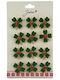 Set 12 Pinuri Martisor De Primăvară Jolie Păpădie Pe Design Trifoi Verde