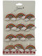 Set 12 Broșe Martisor Copii Jolie Design Curcubeu Zâmbet Mesaj Multicolore