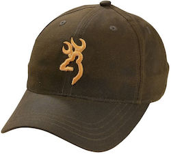 Browning Hunting Hat Jockey Durawax Brown