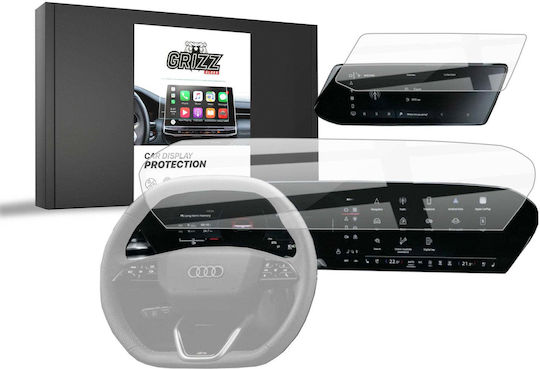 Grizzglass Folie Ceramică Cardisplay Protection Audi A6 C9 14 5'' 2025-2026 2 în 1 Grz19655