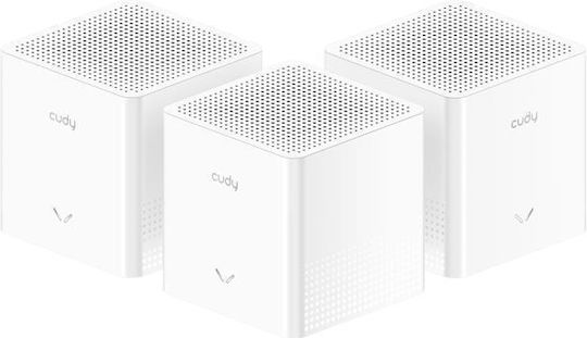 Cudy M3000S AX3000 Access Point with Mesh Wi‑Fi 6 Dual Band (2.4 & 5GHz) Triple Kit