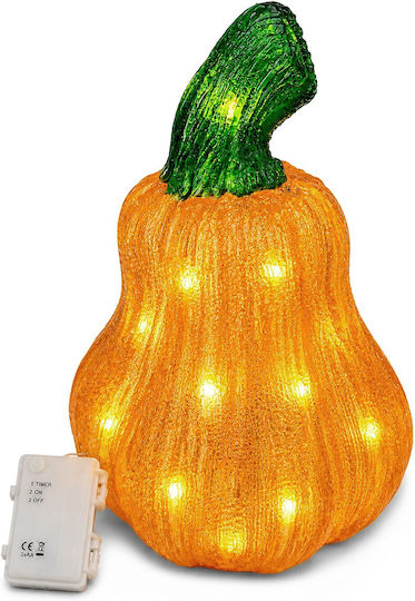 Carnavalista Figurină Plastică Iluminată de Crăciun Dovleac Înălțime 35cm