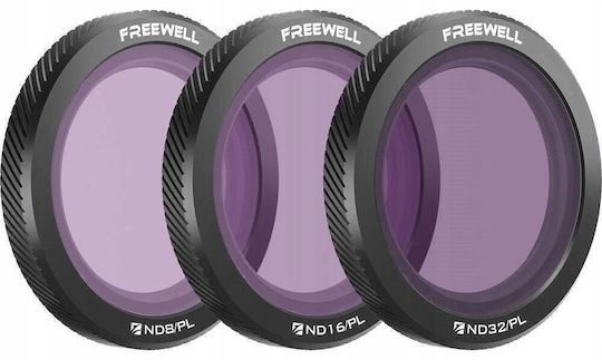 Freewell 8 16 32 ND/PL Set Lens Filters for Drone 3 Pieces