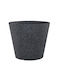 Scheurich Kunststoff-Blumentopf Schwarz Granit 40x40cm