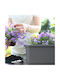 Kadax Kadax Kunststoff Blumenkasten Anthrazit 60x15,3x12,9cm
