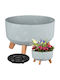 Prosperplast Flower Pot Concrete Concrete Look 38x38cm