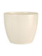Scheurich Keramik Blumentopf Creme 33x33cm